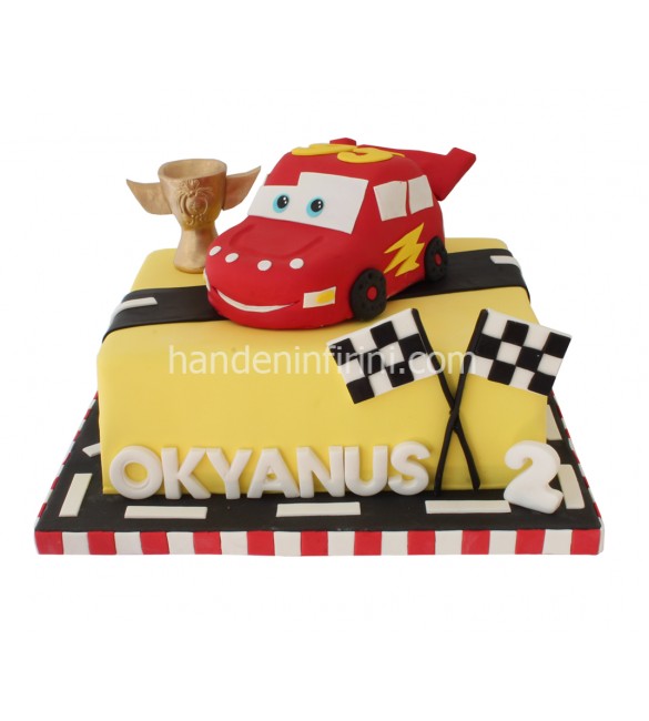 Cars Şimşek Mc Queen Pasta