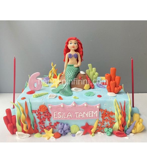 Deniz Kızı Ariel Pasta